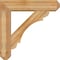 Ekena Millwork Olympic Craftsman Rough Sawn Bracket w/ Offset Brace, Western Red Cedar, 8"W x 34"D x 34"H BKT0806X34X34OLY04RWR - alternate 2
